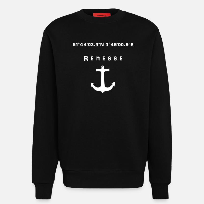 Coordinates Renesse - Sweatshirt - made by SPREAD - SOLID BLACK