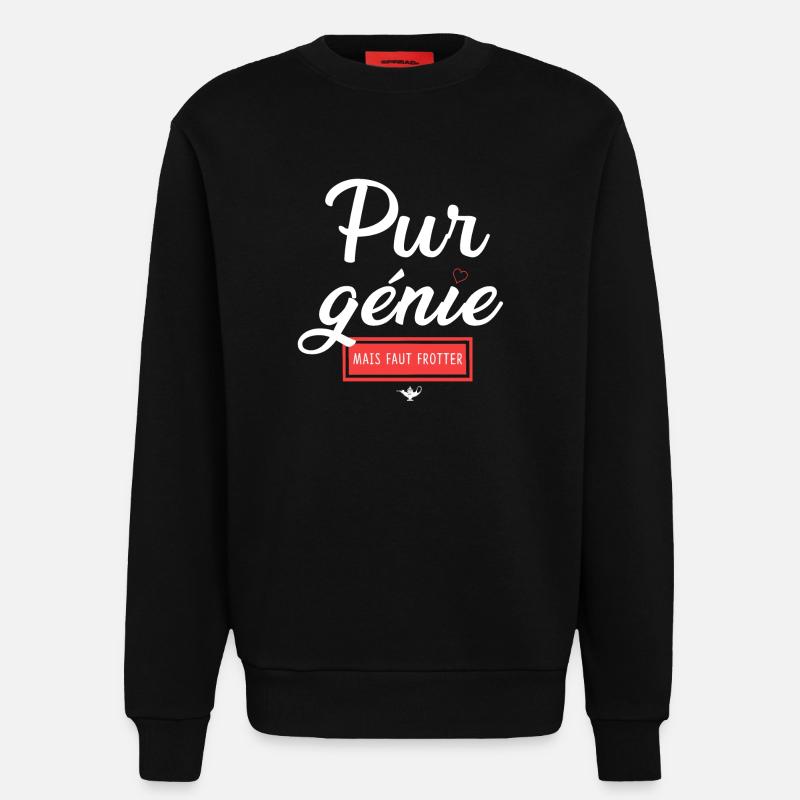 Humour and Emotion Chatastrophe - Sweatshirt - made by SPREAD  - SOLID BLACK