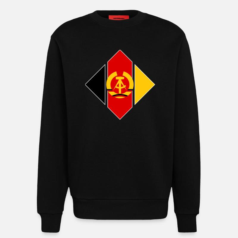 Abzeichen Luftstreitkräfte der NVA - Sweatshirt - made by SPREAD  - SOLID BLACK