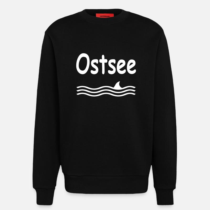 Ostsee - Sweatshirt - made by SPREAD  - SOLID BLACK