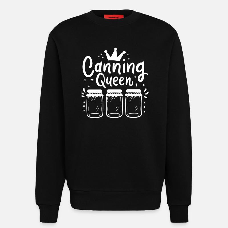 Einmachen Einmachgläser Marmelade - Sweatshirt - made by SPREAD  - SOLID BLACK