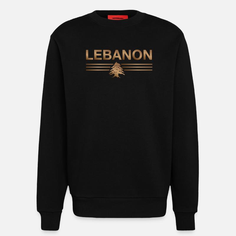 Libanon Beirut Libanese Libanesin Libanesisch LBN - Sweatshirt - made by SPREAD  - SOLID BLACK