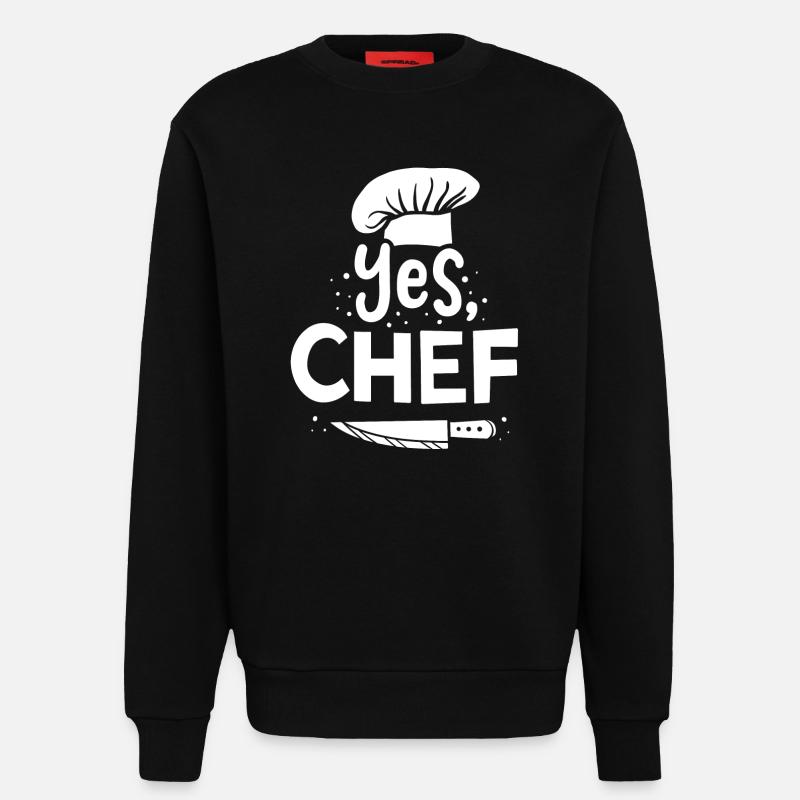 Koch Kochen Chefkoch - Sweatshirt - made by SPREAD  - SOLID BLACK