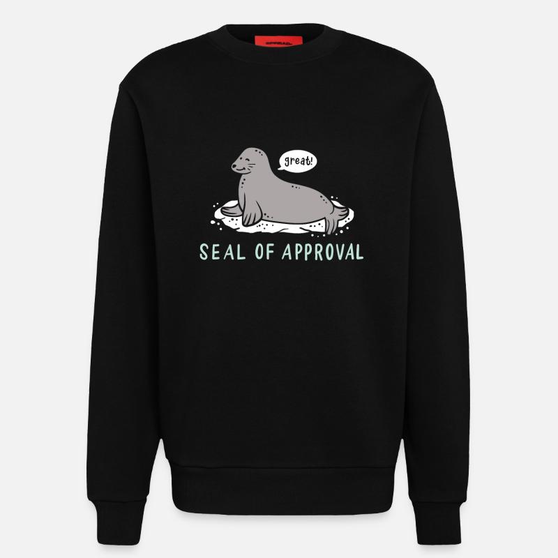Robbe - Sweatshirt - made by SPREAD  - SOLID BLACK
