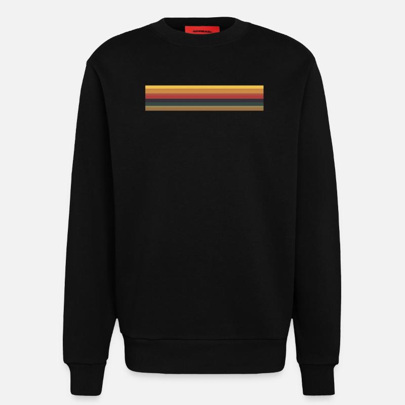 Dreizehnte Doktor-Streifen - Sweatshirt - made by SPREAD  - SOLID BLACK