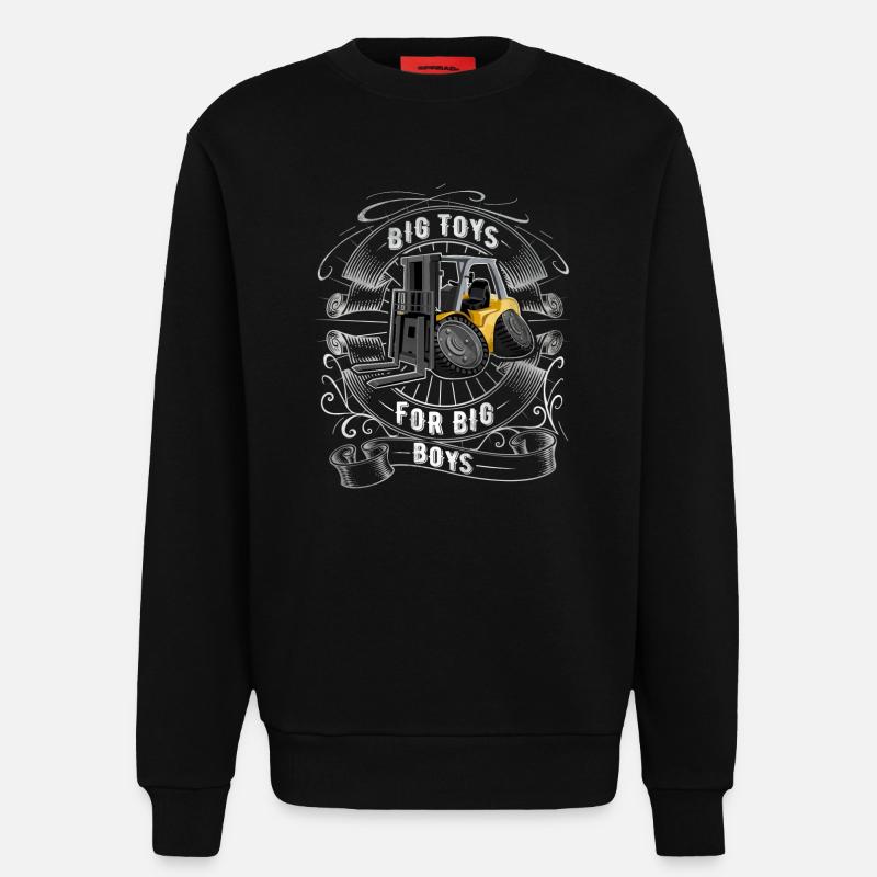 Staplerfahrer Lagerist Gabelstapler - Sweatshirt - made by SPREAD - SOLID BLACK
