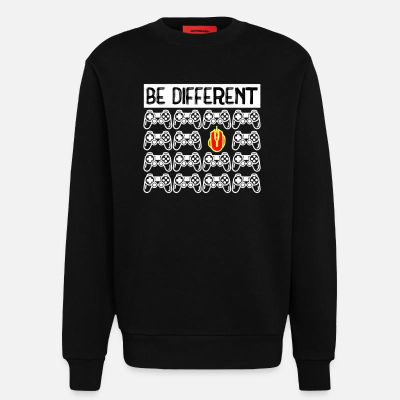 Videospiele Controller Gamer Zocker - Sweatshirt - made by SPREAD  - SOLID BLACK