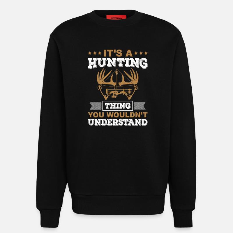 Jäger - Sweatshirt - made by SPREAD  - SOLID BLACK