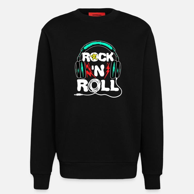 Cool Headset Funny Saying - Sweatshirt - made by SPREAD  - SOLID BLACK