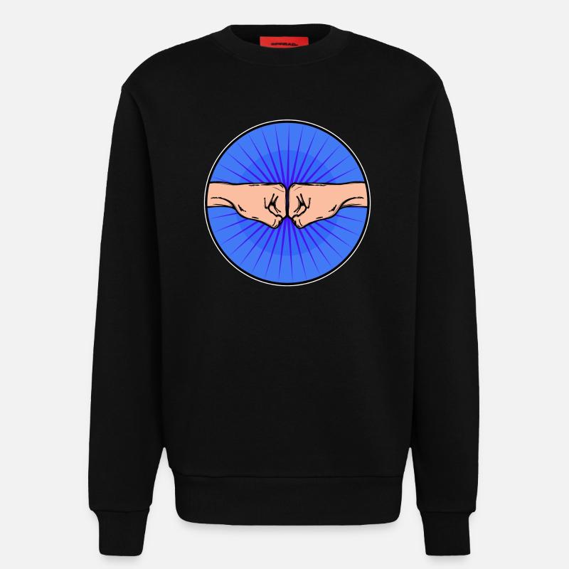 Buddy Beste Freunde - Sweatshirt - made by SPREAD - SOLID BLACK