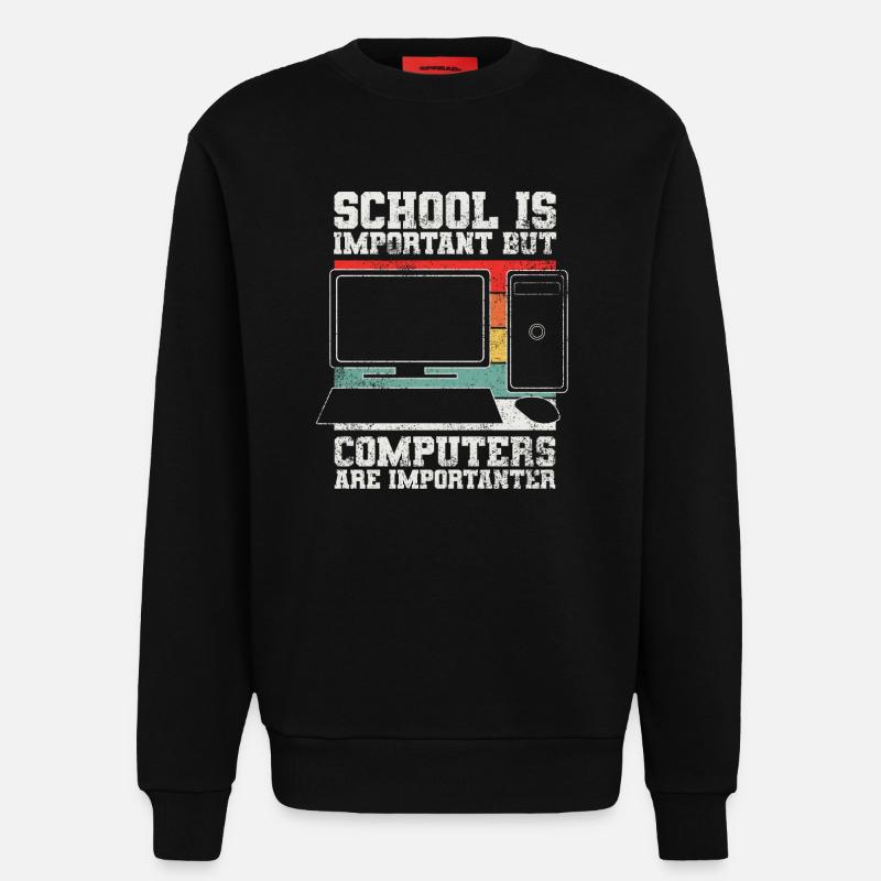 Computer Programmierer - Sweatshirt - made by SPREAD  - SOLID BLACK