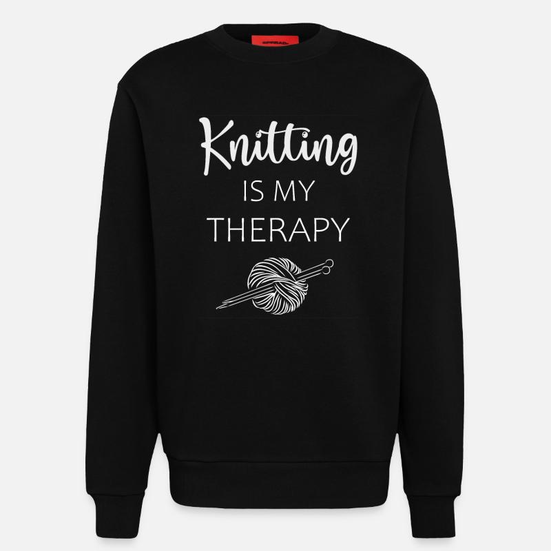 Stricken - Sweatshirt - made by SPREAD  - SOLID BLACK