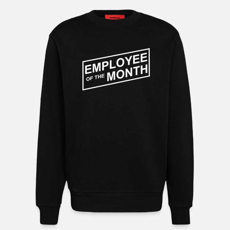 Mitarbeiter des Monats - Sweatshirt - made by SPREAD  - SOLID BLACK