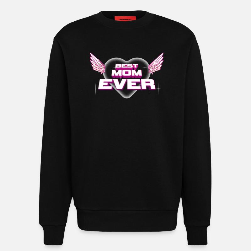 Beste Mutter aller Zeiten - Sweatshirt - made by SPREAD  - SOLID BLACK