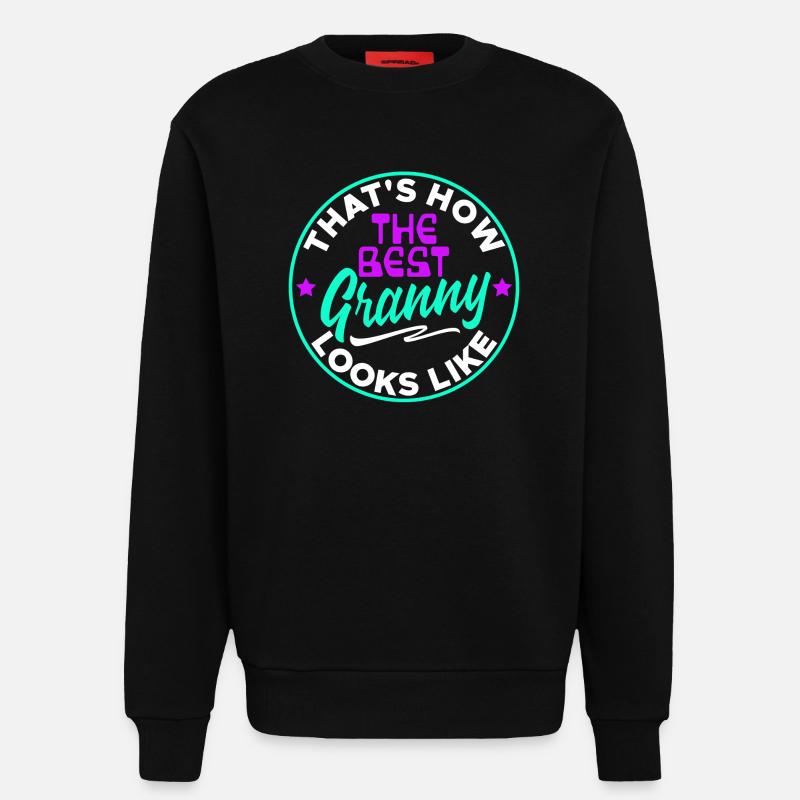 Cool Statement Beste Oma Enkelkind Großmutter - Sweatshirt - made by SPREAD  - SOLID BLACK