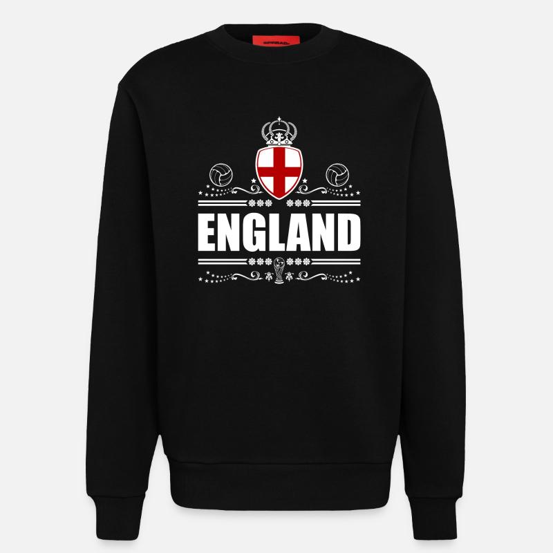 LÄSSIGES ENGLAND - Sweatshirt - made by SPREAD  - SOLID BLACK