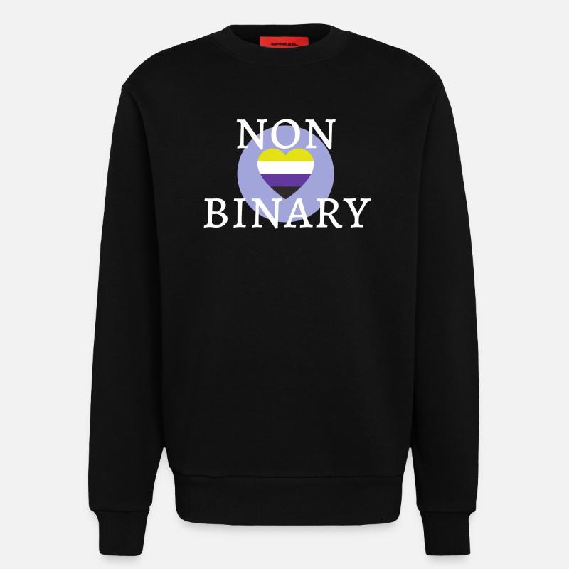 Geschlechtsneutral JA! - Sweatshirt - made by SPREAD - SOLID BLACK
