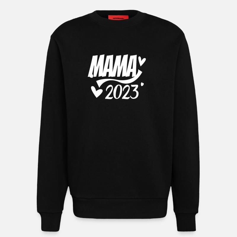 Mama 2023 - Sweatshirt - made by SPREAD  - SOLID BLACK