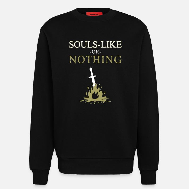 Seelen-Like oder nichts - Sweatshirt - made by SPREAD  - SOLID BLACK