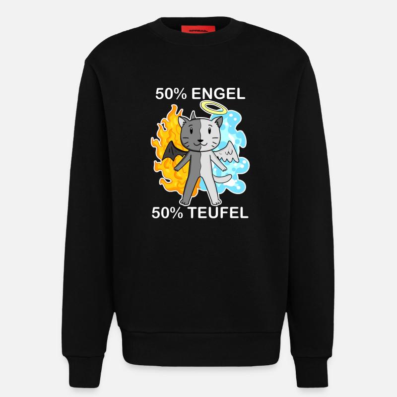 Katze Katzenrasse Britisch Kurzhaar - Sweatshirt - made by SPREAD  - SOLID BLACK