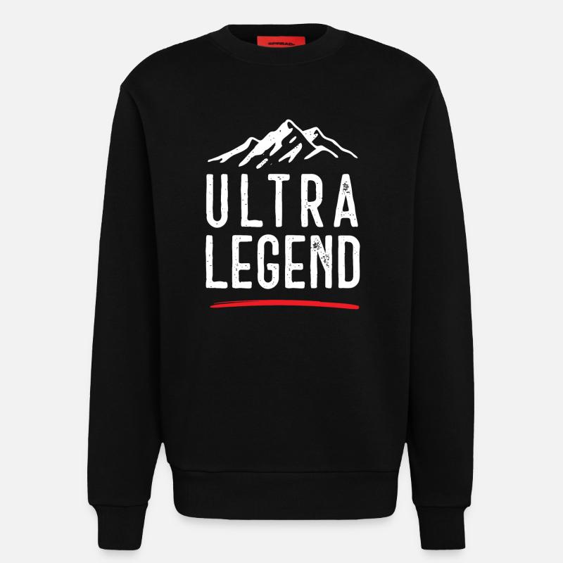 Ultra Legende - Sweatshirt - made by SPREAD  - SOLID BLACK