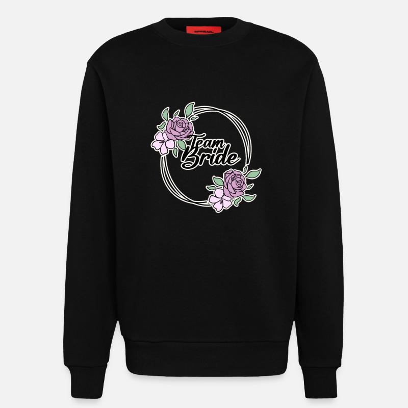 Team Bride - Sweatshirt - made by SPREAD  - SOLID BLACK
