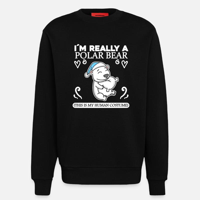 Eisbär - Sweatshirt - made by SPREAD  - SOLID BLACK