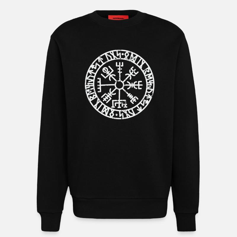 Wikinger Symbol - Sweatshirt - made by SPREAD  - SOLID BLACK