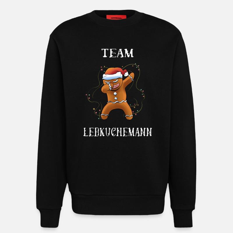 Team Lebkuchen - Sweatshirt - made by SPREAD  - SOLID BLACK