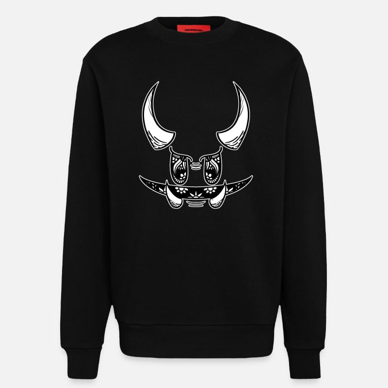 Prankster-Dämon! Von Pousse2Bamboo ! v2 - Sweatshirt - made by SPREAD  - SOLID BLACK