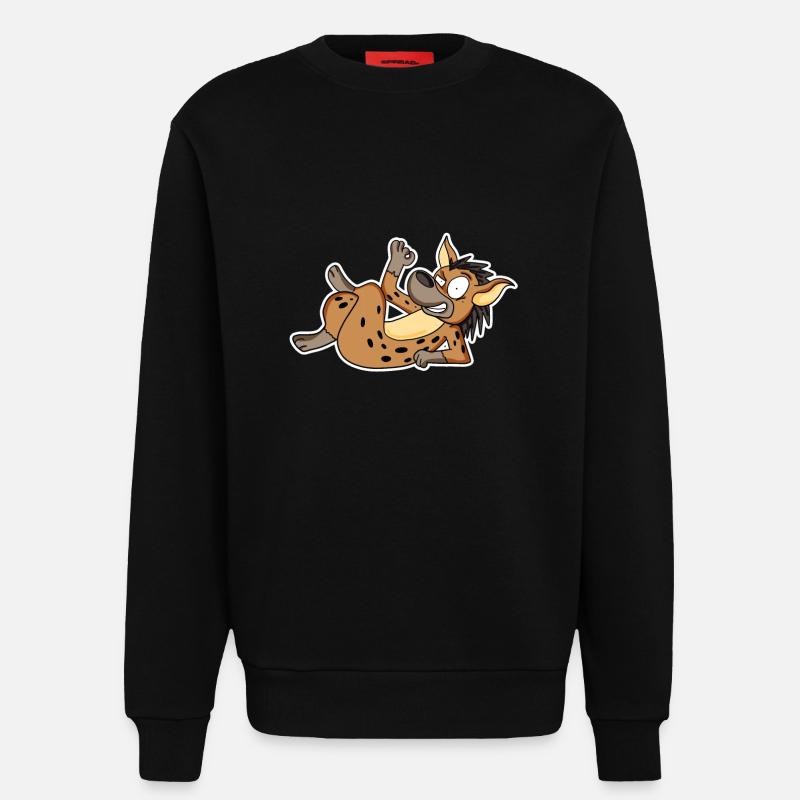 Hyäne - Sweatshirt - made by SPREAD  - SOLID BLACK