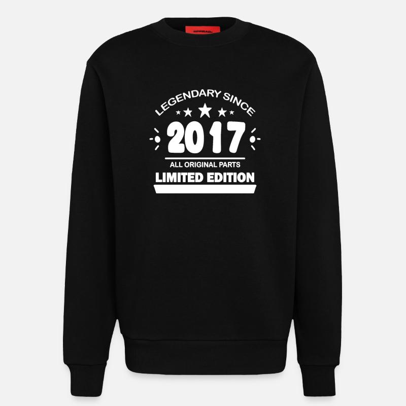 2017 - Sweatshirt - made by SPREAD - SOLID BLACK