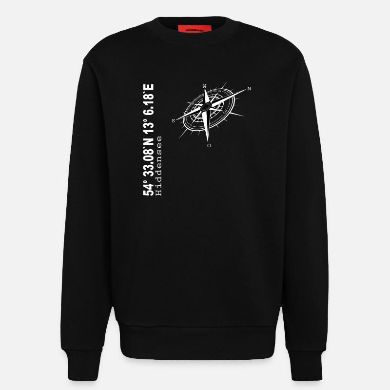 Hiddensee - Sweatshirt - made by SPREAD  - SOLID BLACK