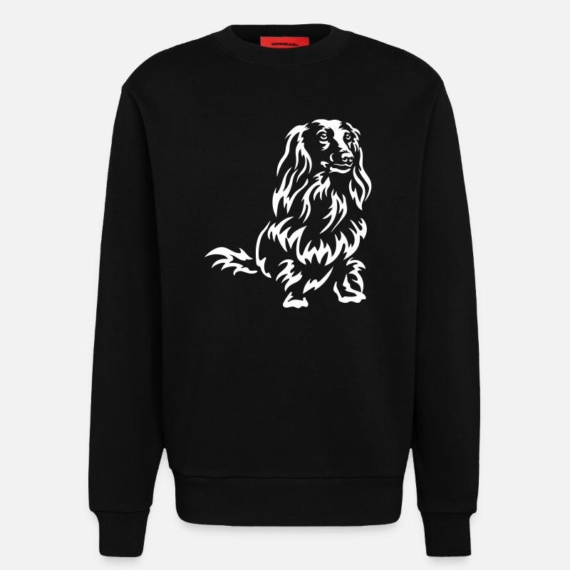 Dackel "Black Edition" - Sweatshirt - made by SPREAD  - SOLID BLACK