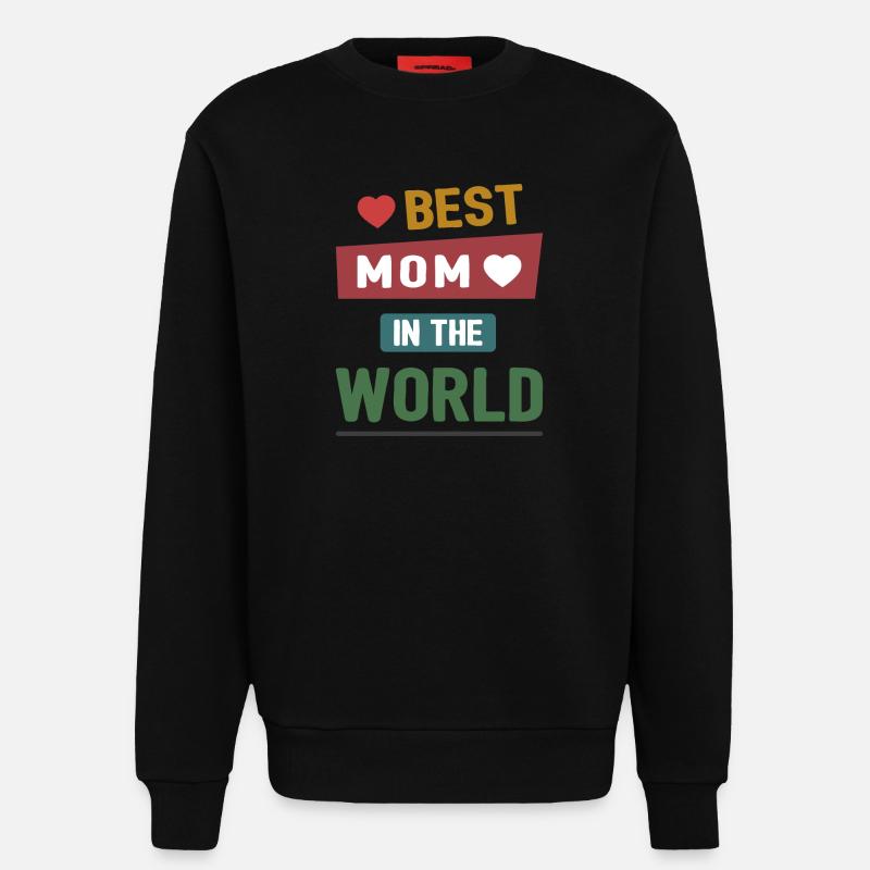 Beste Mutter der Welt - Sweatshirt - made by SPREAD  - SOLID BLACK