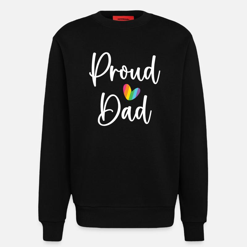 Stolzer Papa - Sweatshirt - made by SPREAD  - SOLID BLACK