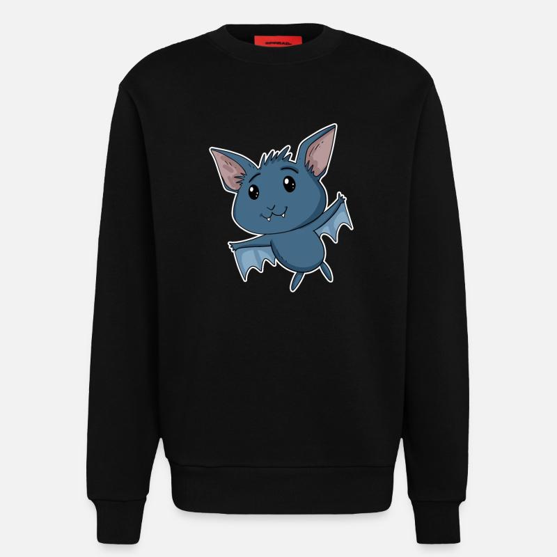 Fledermaus - Sweatshirt - made by SPREAD  - SOLID BLACK