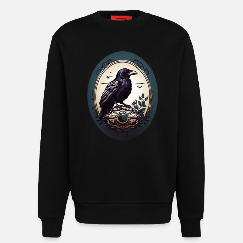 Schwarzer Rabe - Sweatshirt - made by SPREAD  - SOLID BLACK