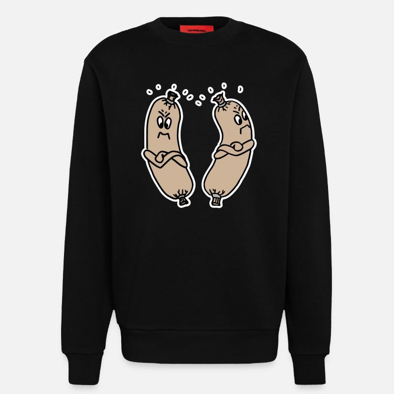 beleidigte Leberwurst - Sweatshirt - made by SPREAD  - SOLID BLACK