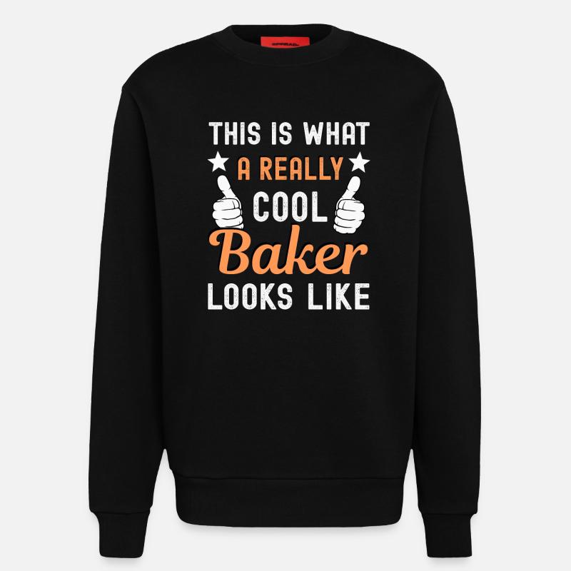 Bäcker Bäckerin - Sweatshirt - made by SPREAD  - SOLID BLACK