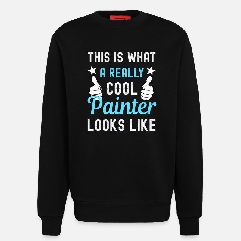 Painter Painter - Sweatshirt - made by SPREAD  - SOLID BLACK