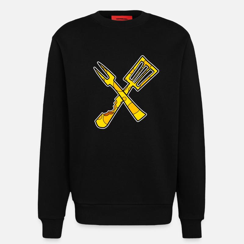 Koch Kochen Restaurant - Sweatshirt - made by SPREAD  - SOLID BLACK