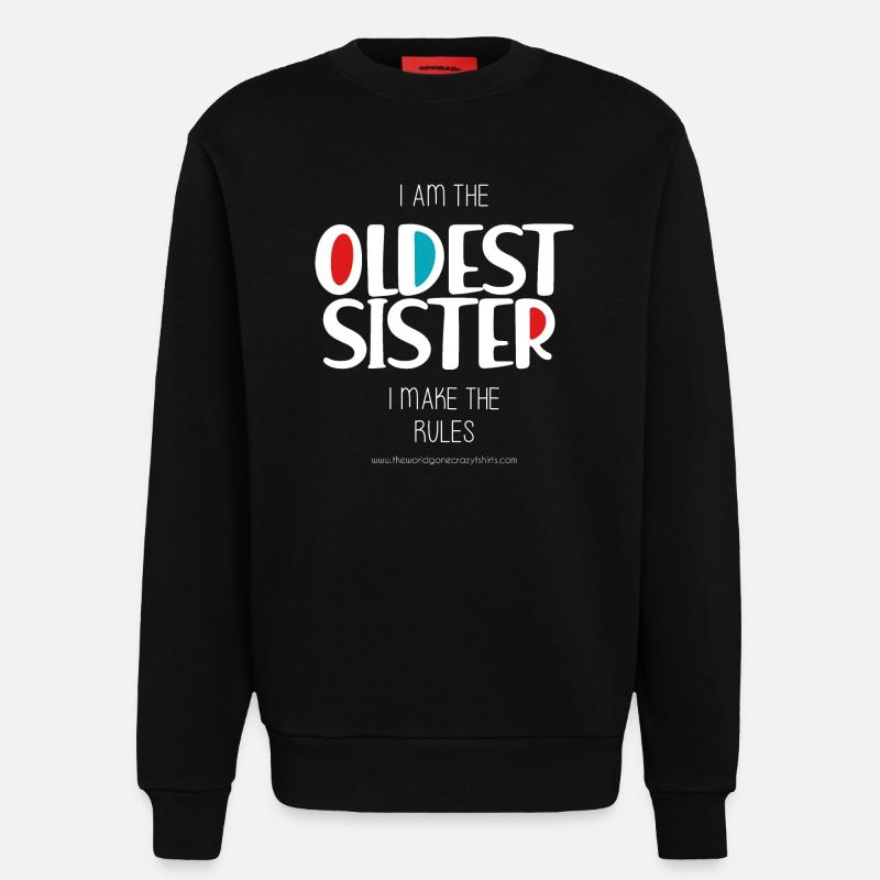 Älteste Schwester - Sweatshirt - made by SPREAD  - SOLID BLACK