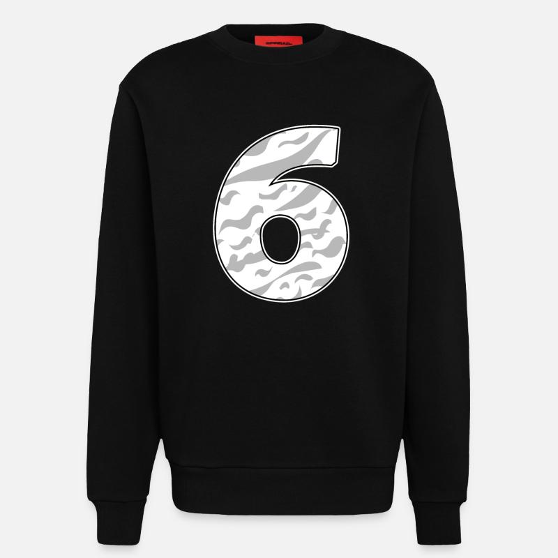 6 - Sweatshirt - made by SPREAD - SOLID BLACK
