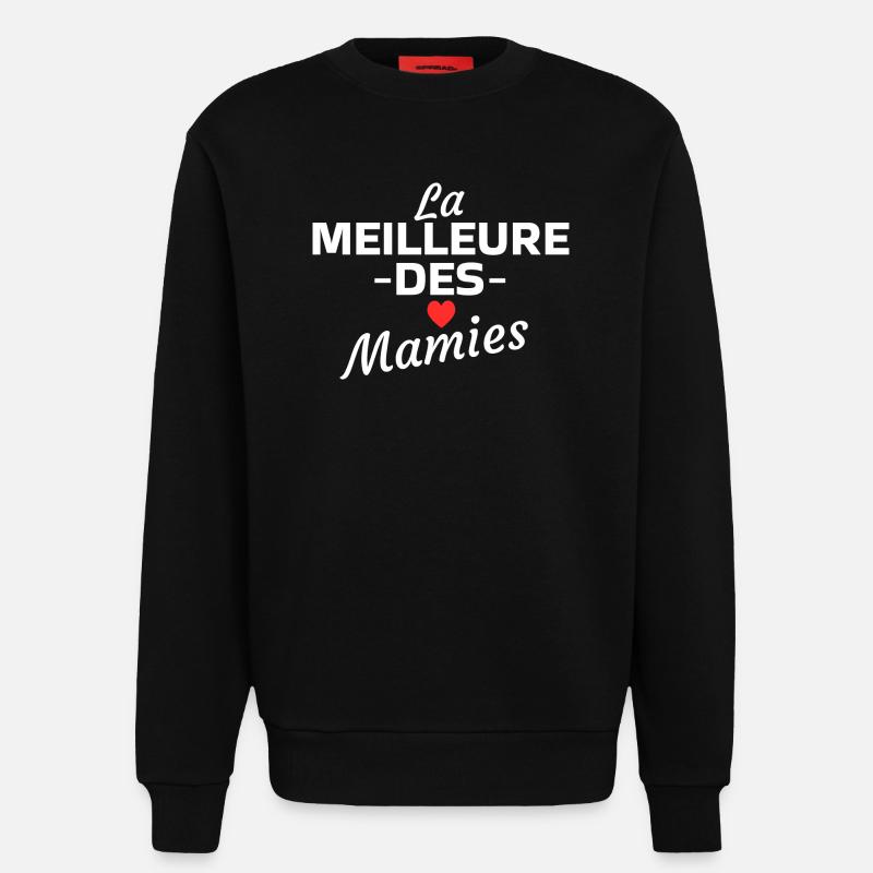 Das Beste unter den Omas - Sweatshirt - made by SPREAD  - SOLID BLACK