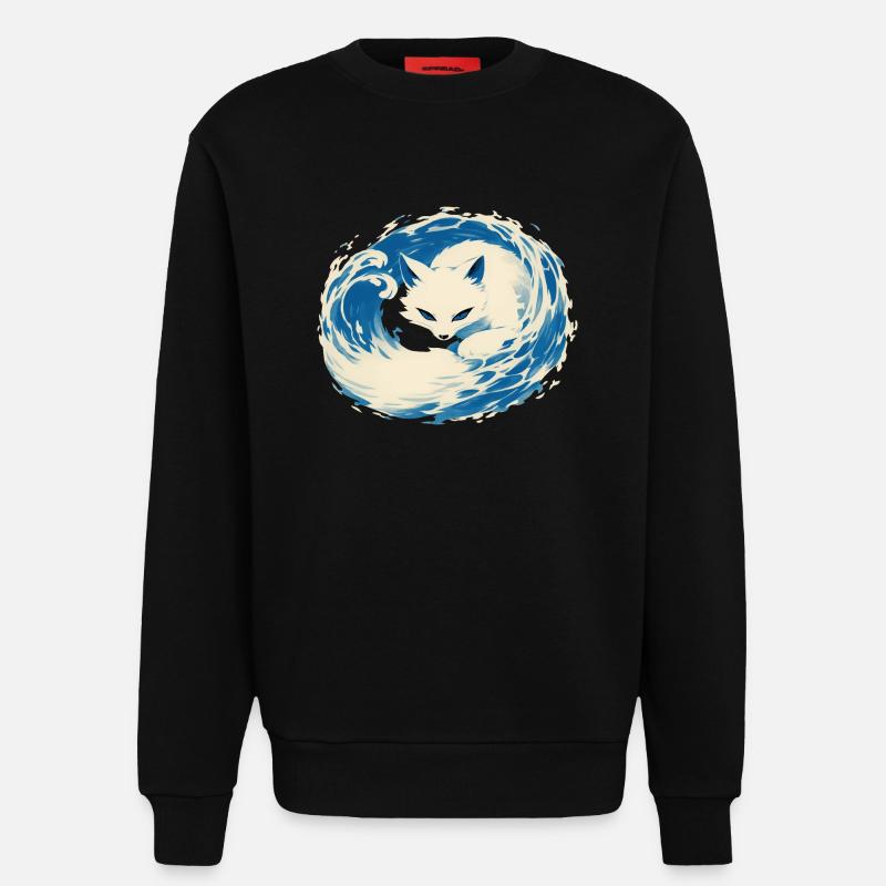 Polarfuchs - Sweatshirt - made by SPREAD  - SOLID BLACK