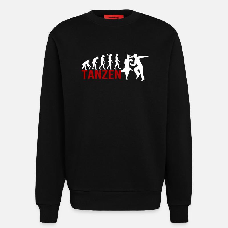 Evolution Tanzen - Sweatshirt - made by SPREAD  - SOLID BLACK
