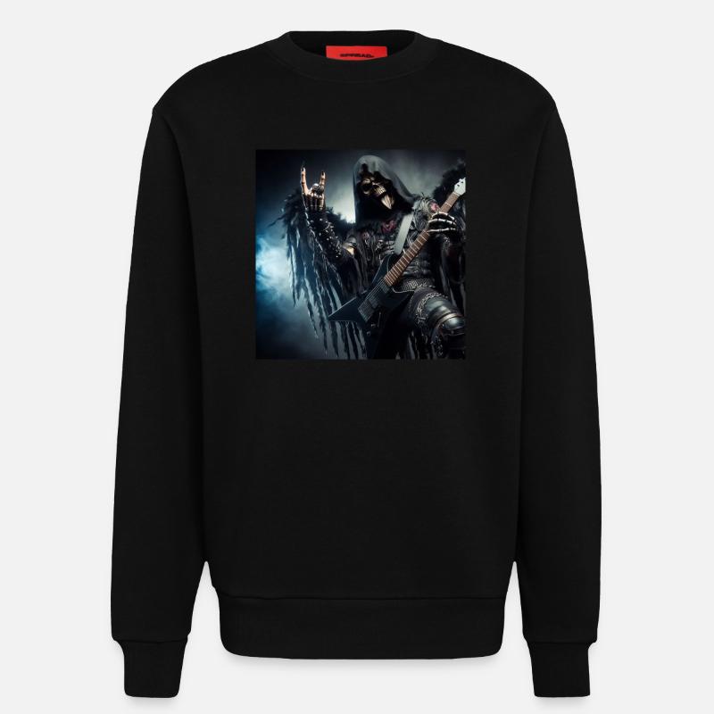 Der Sensenmann ist schwer - Sweatshirt - made by SPREAD  - SOLID BLACK
