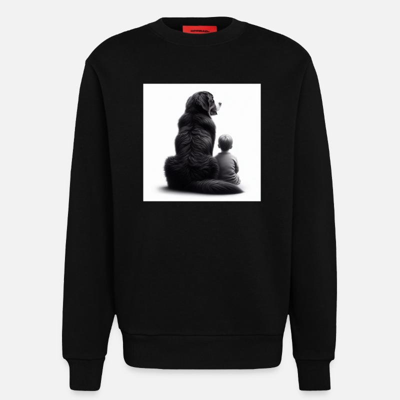 Berner Sennenhund - Sweatshirt - made by SPREAD  - SOLID BLACK