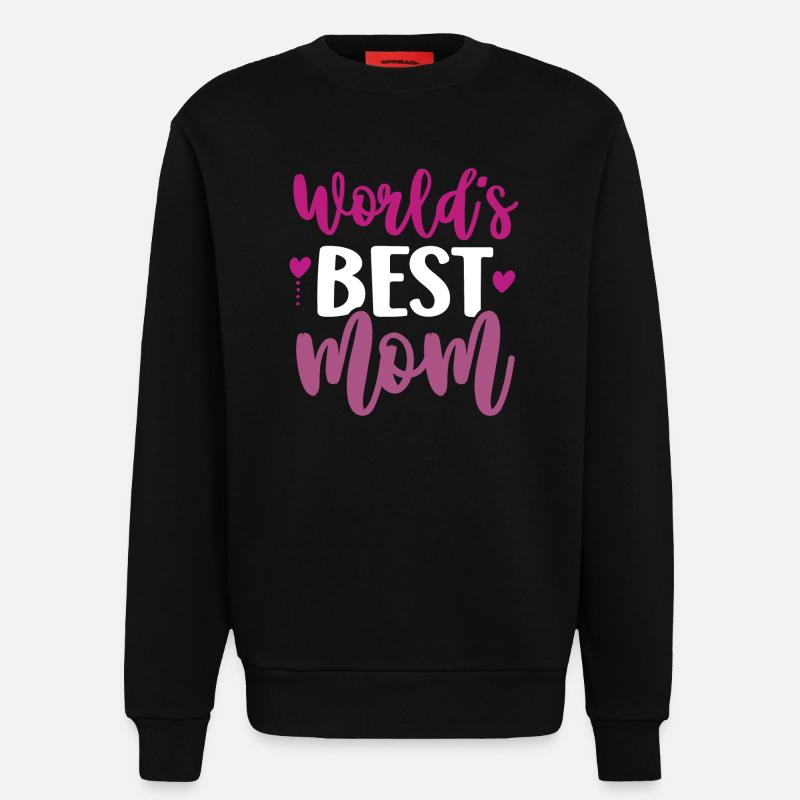 Die beste Mutter der Welt - Sweatshirt - made by SPREAD  - SOLID BLACK